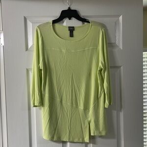 Travelers by Chicos Light Green Tunic Top